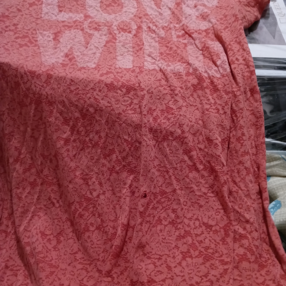 American eagle medium ladies red shirt